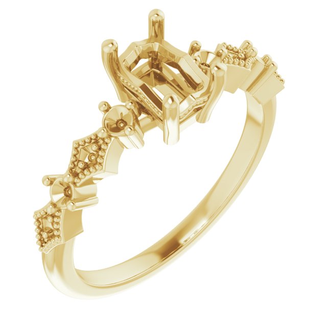 Accented Engagement Ring