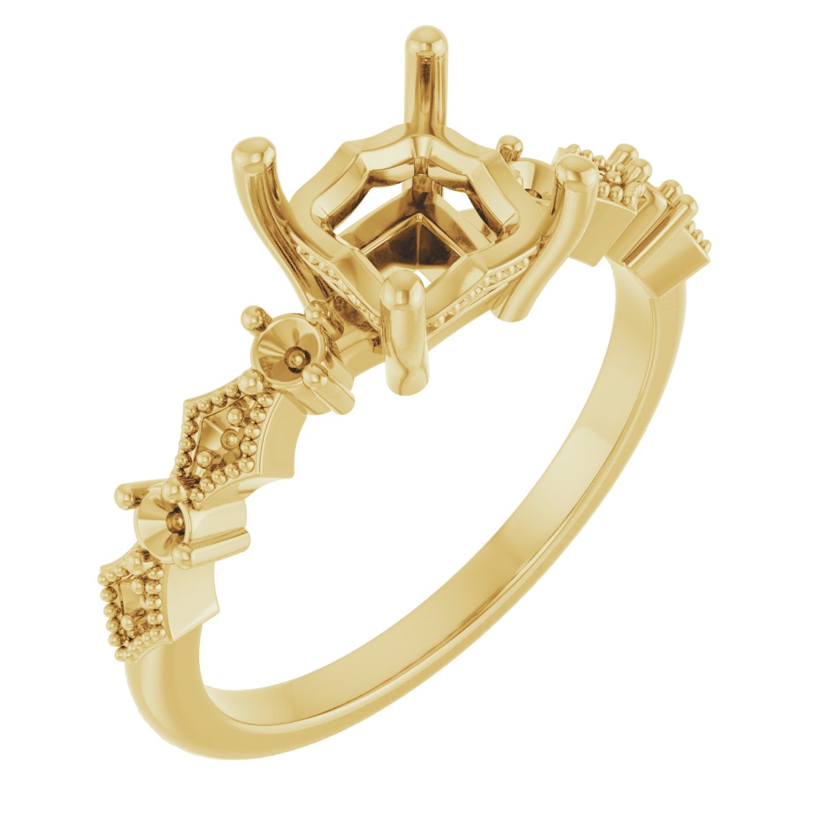 Accented Engagement Ring