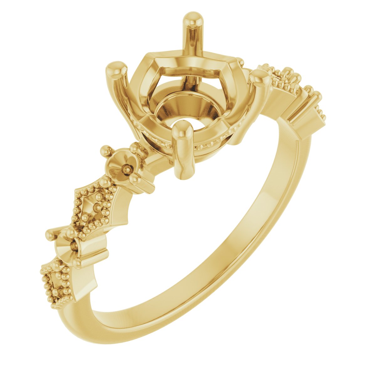 Accented Engagement Ring