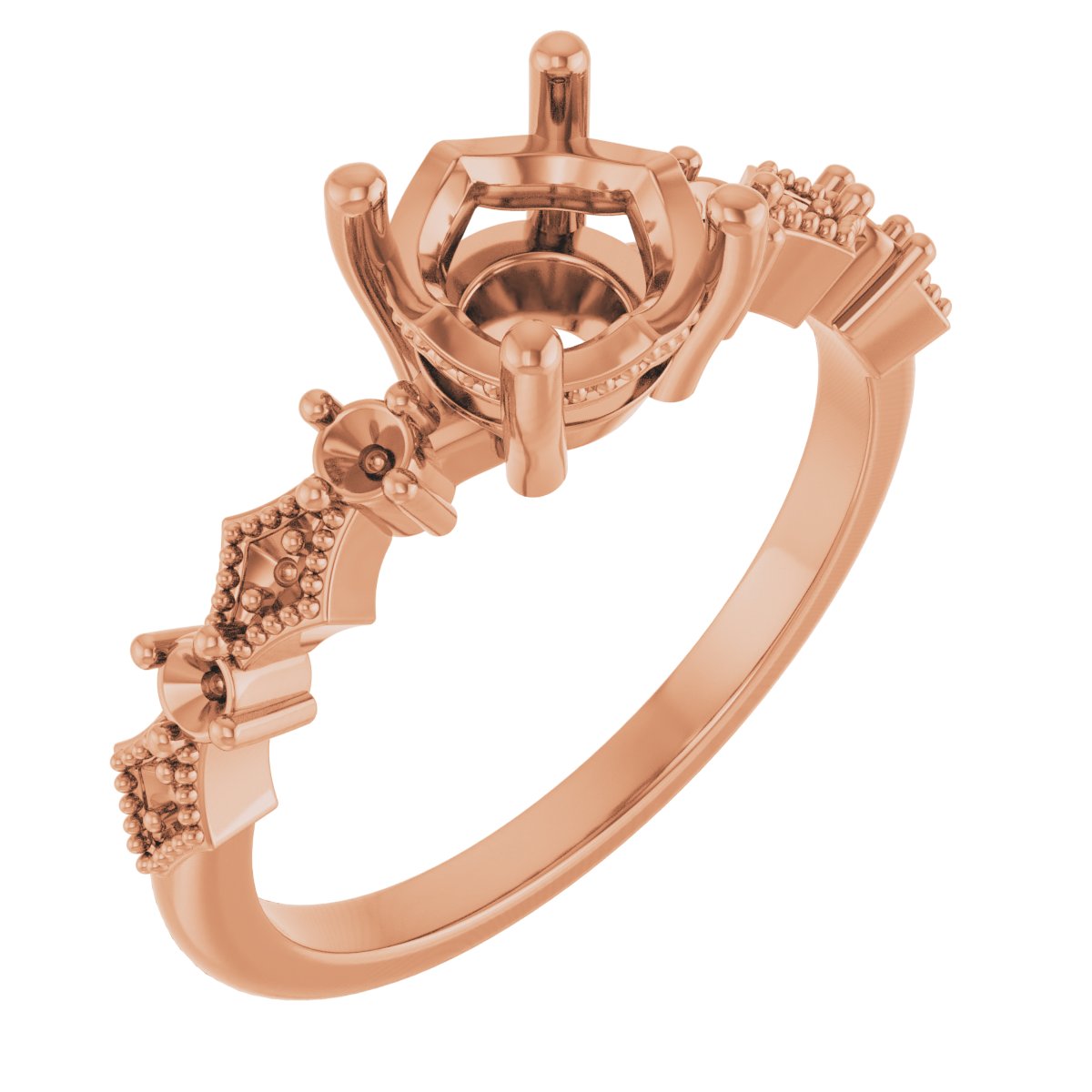 Accented Engagement Ring