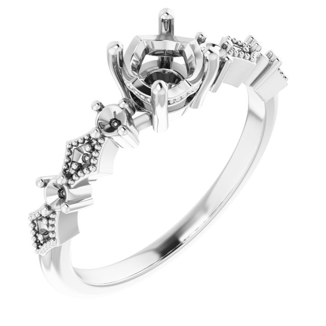 Accented Engagement Ring