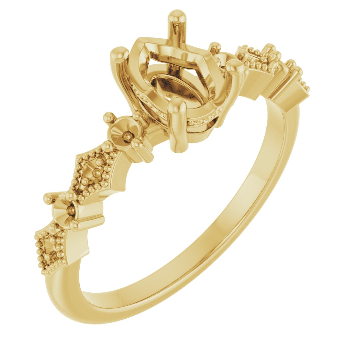 Accented Engagement Ring