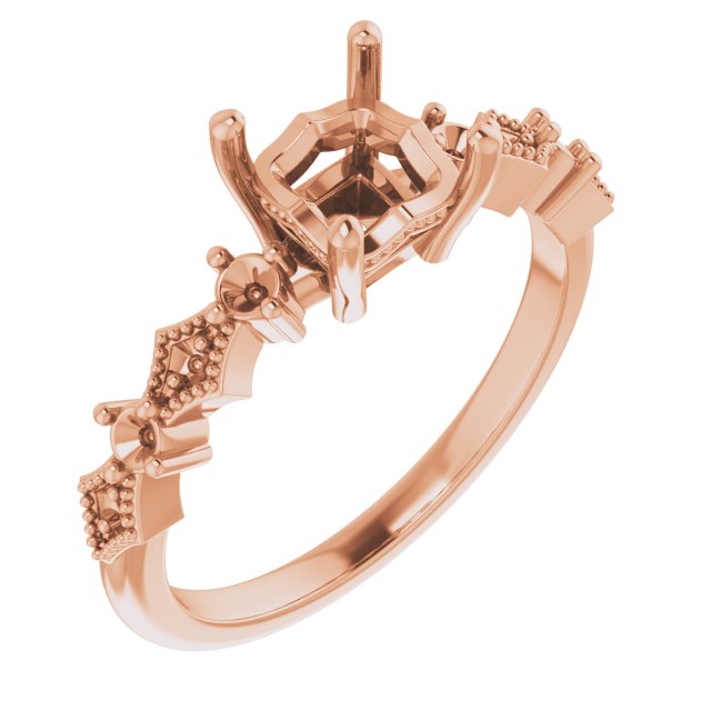 Accented Engagement Ring