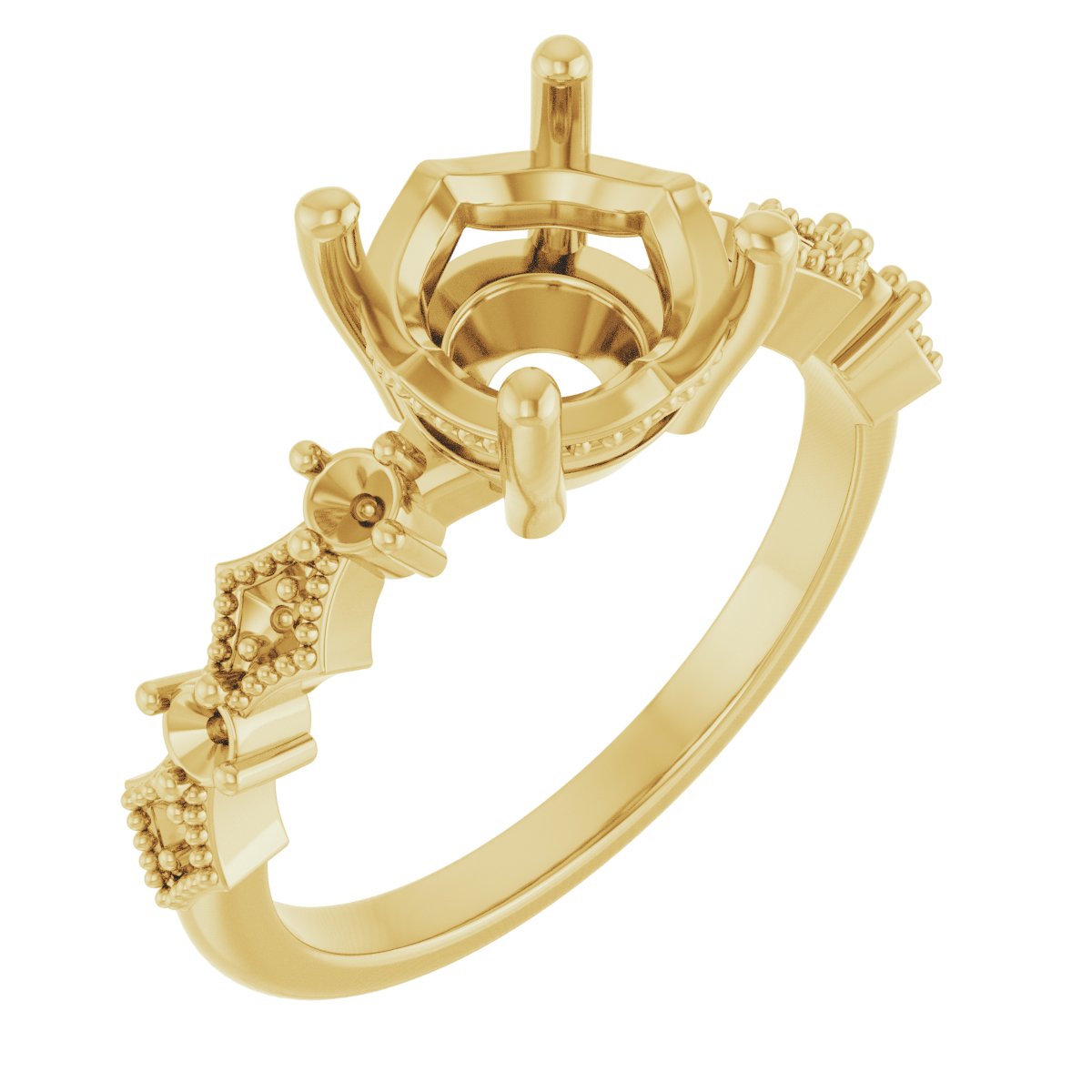 Accented Engagement Ring