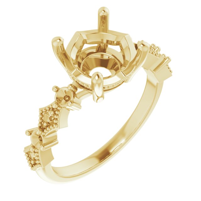 Accented Engagement Ring
