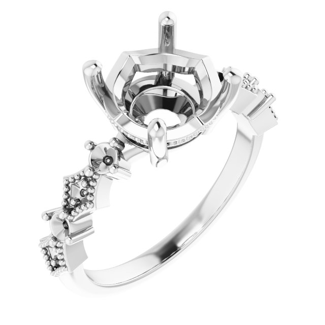 Accented Engagement Ring