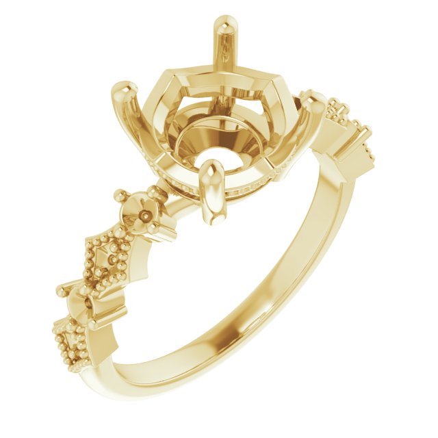 Accented Engagement Ring