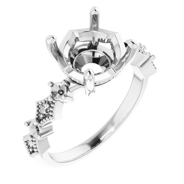 Accented Engagement Ring