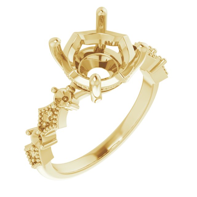 Accented Engagement Ring