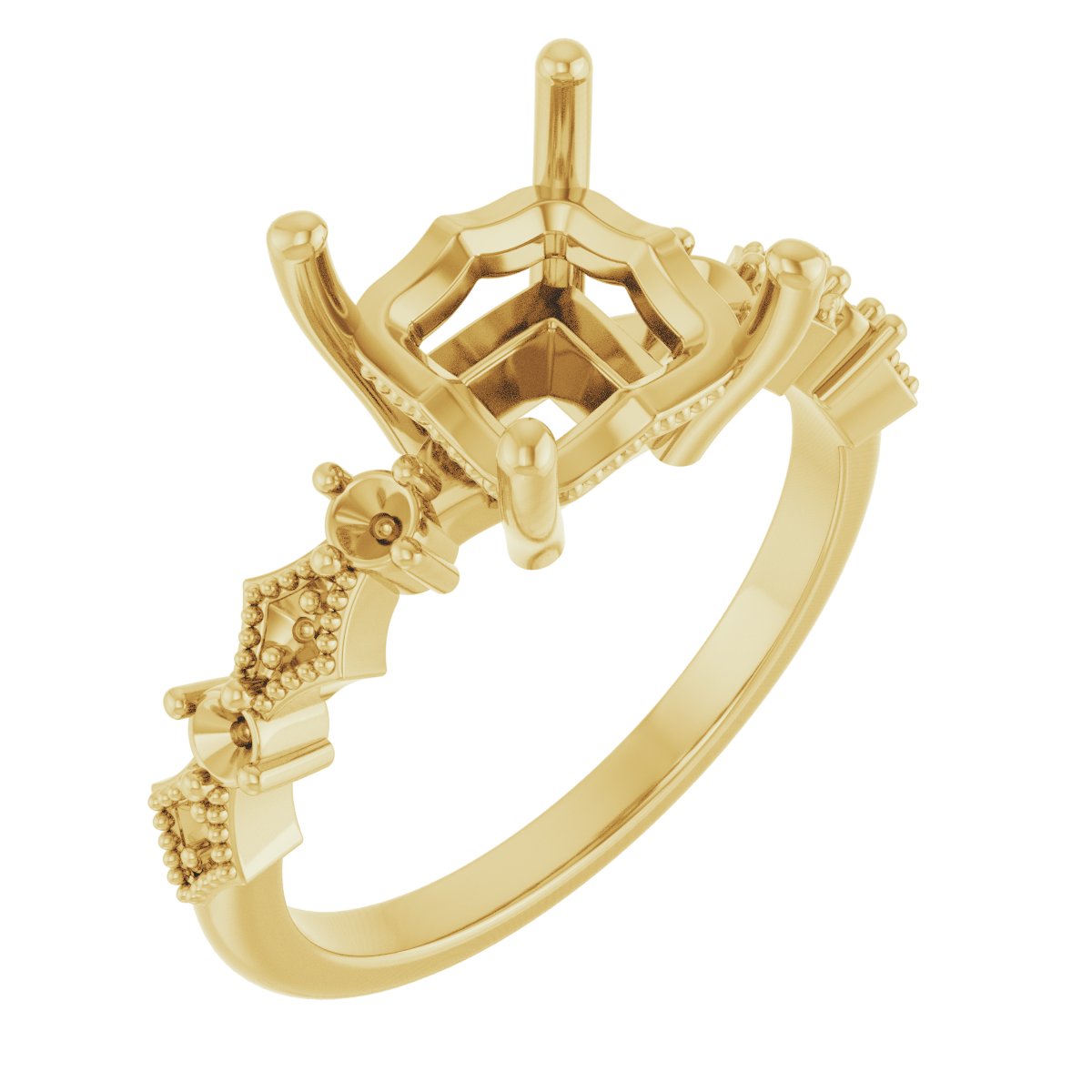 Accented Engagement Ring