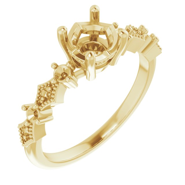 Accented Engagement Ring