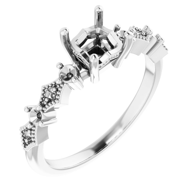 Accented Engagement Ring