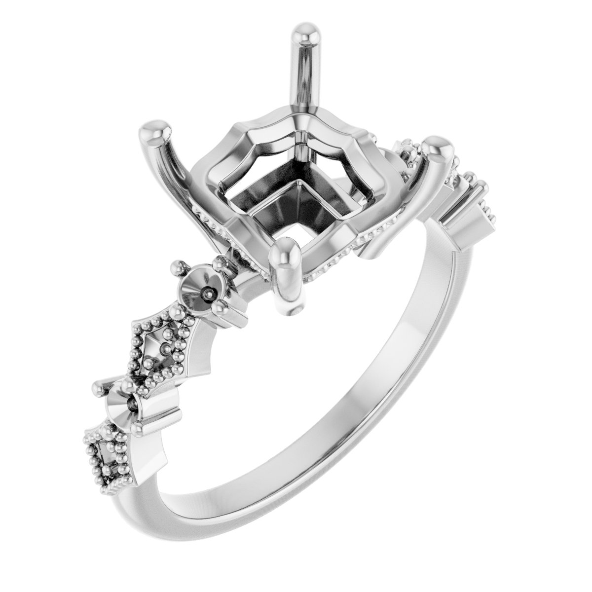 Accented Engagement Ring