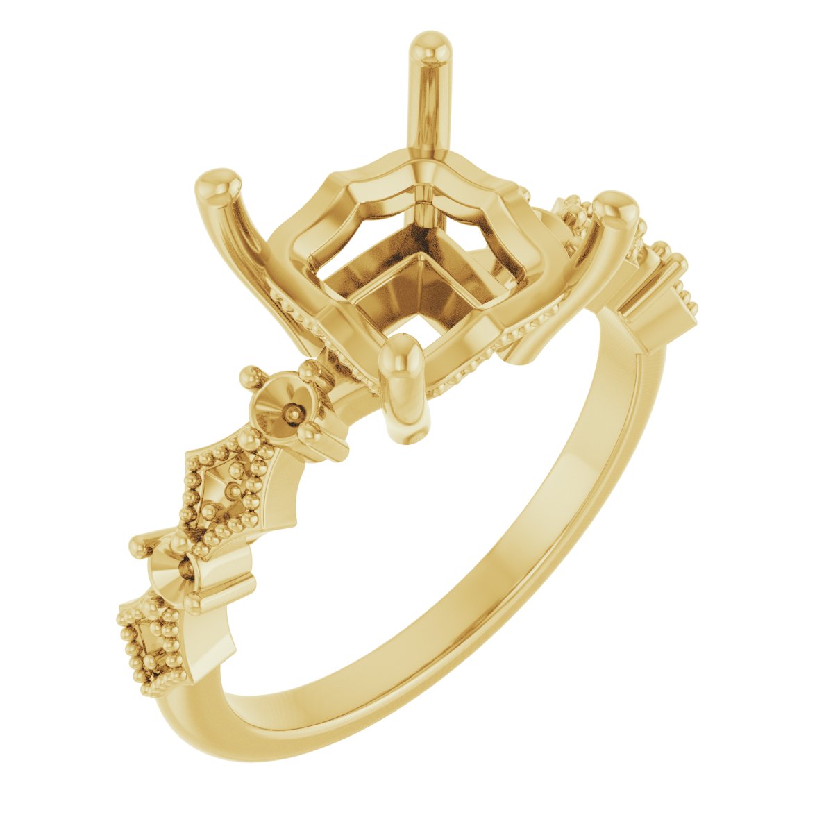 Accented Engagement Ring