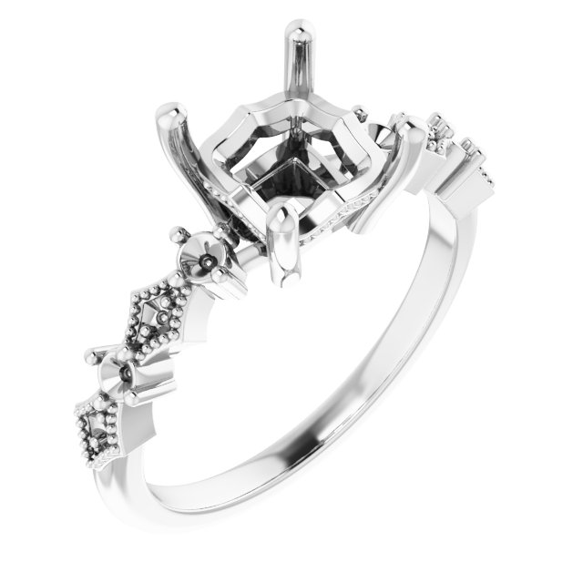 Accented Engagement Ring