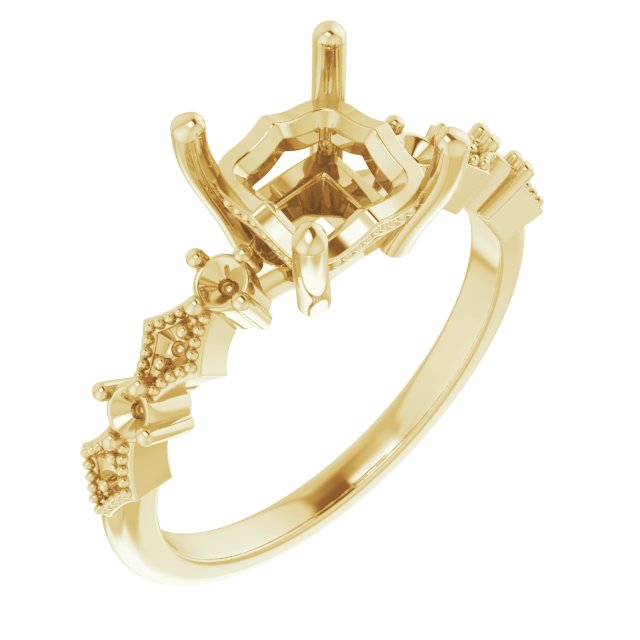 Accented Engagement Ring