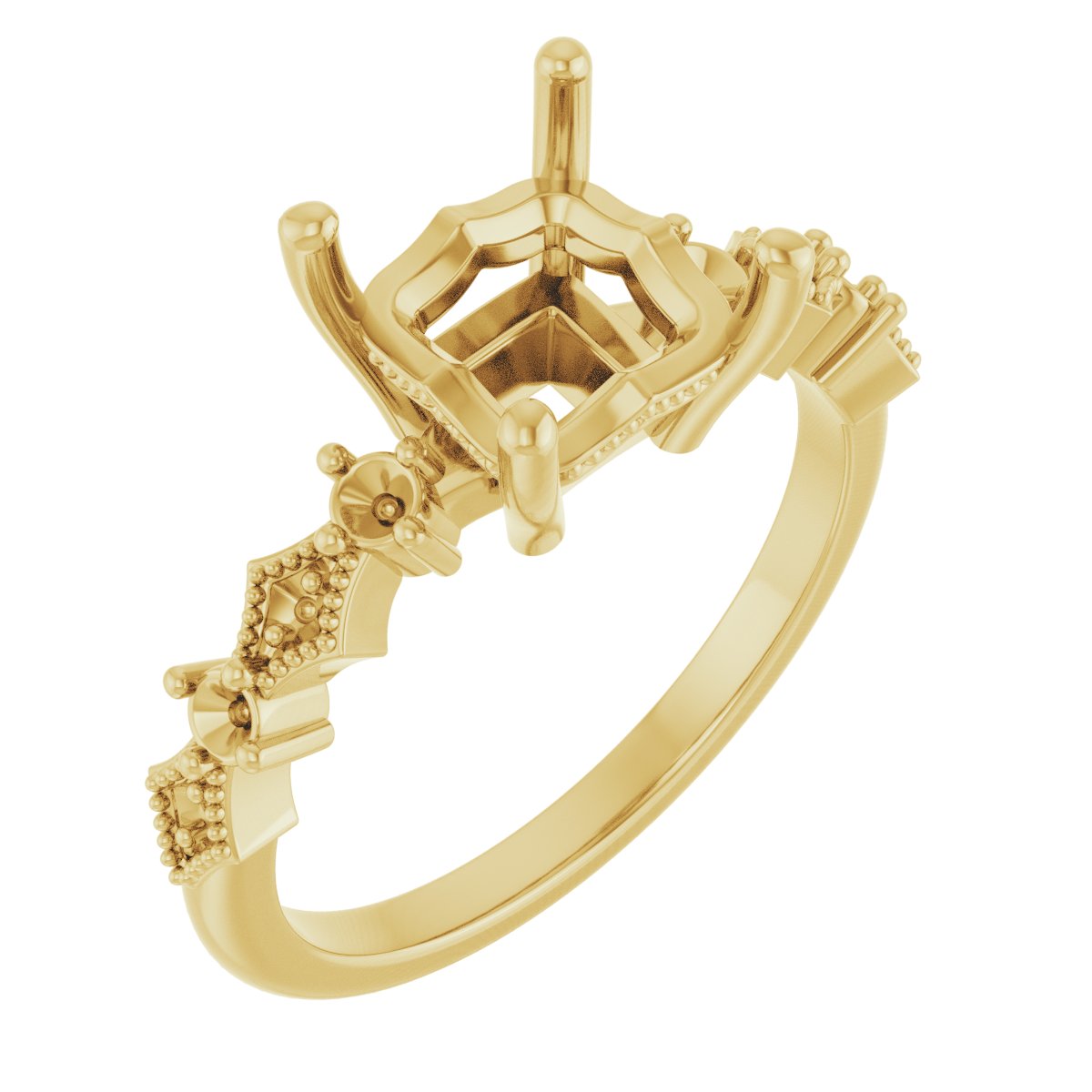 Accented Engagement Ring