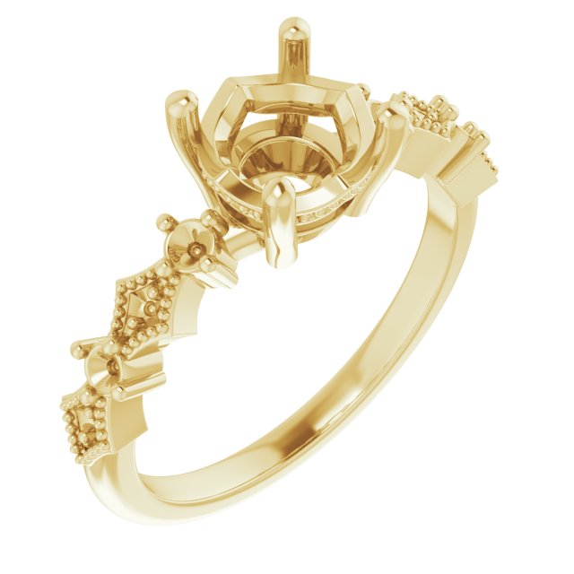 Accented Engagement Ring