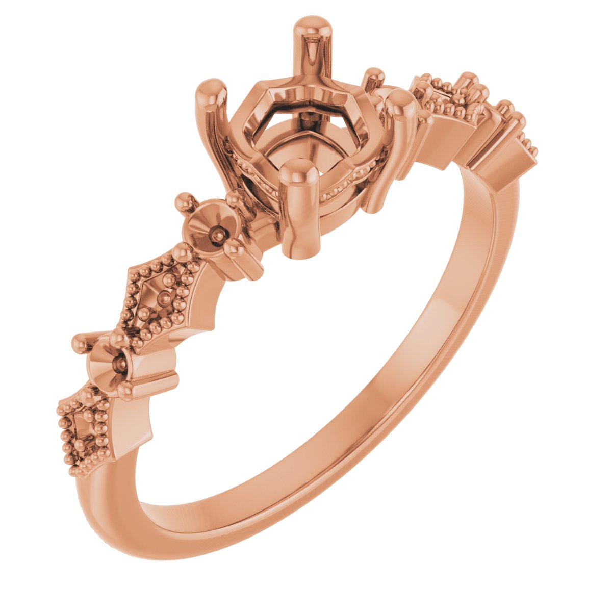 Accented Engagement Ring