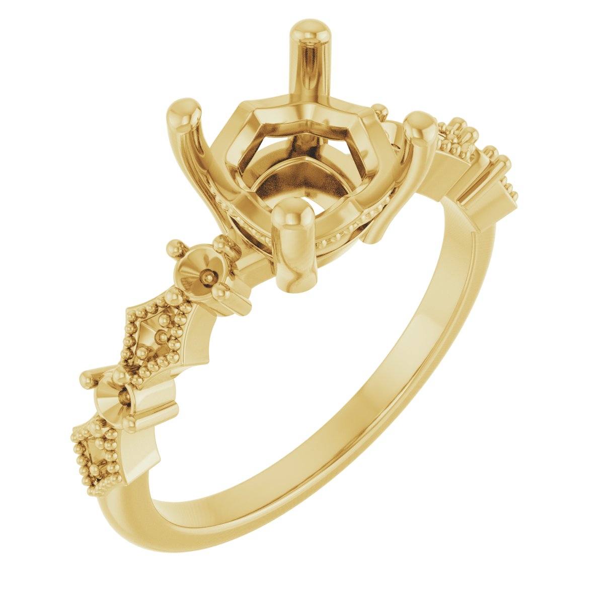 Accented Engagement Ring