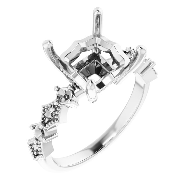 Accented Engagement Ring