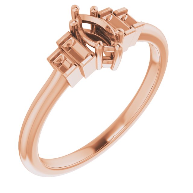 Accented Engagement Ring