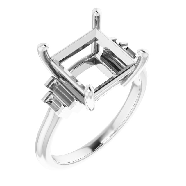 Accented Engagement Ring