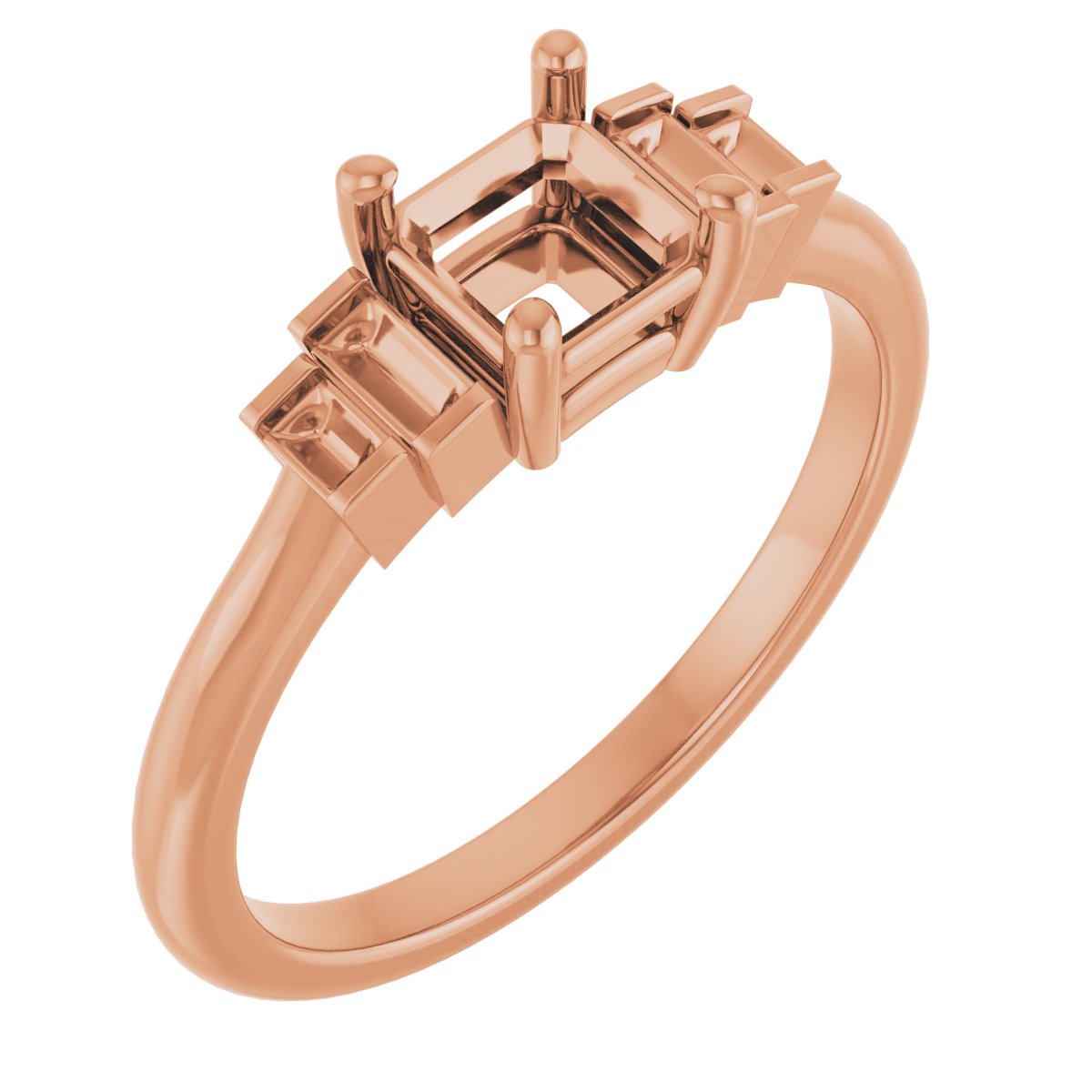 Accented Engagement Ring