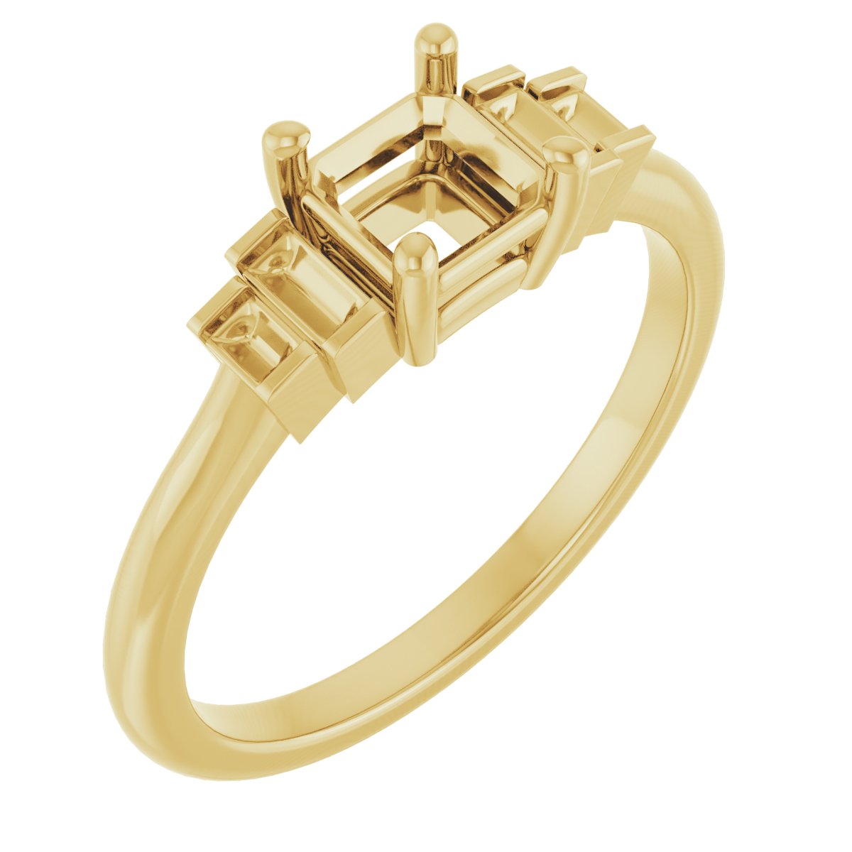 Accented Engagement Ring