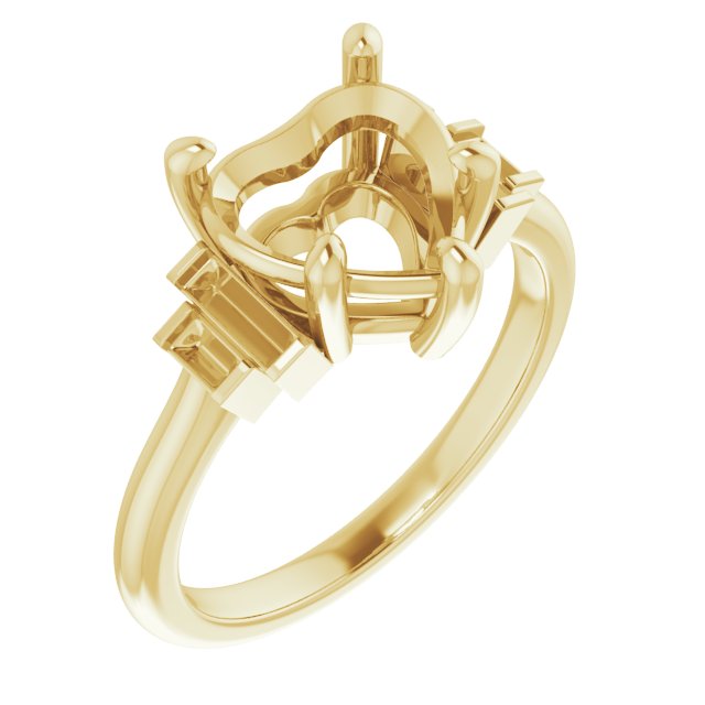 Accented Engagement Ring