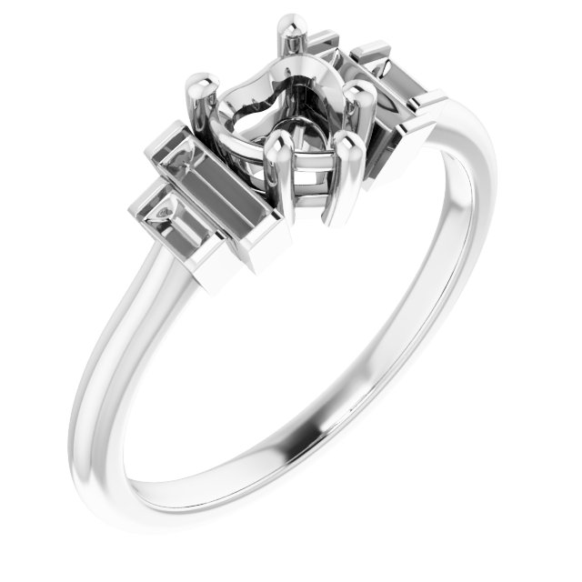 Accented Engagement Ring