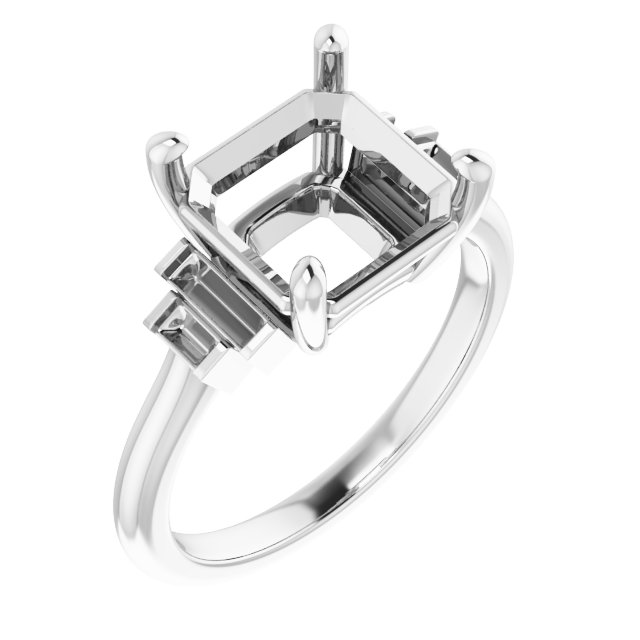 Accented Engagement Ring