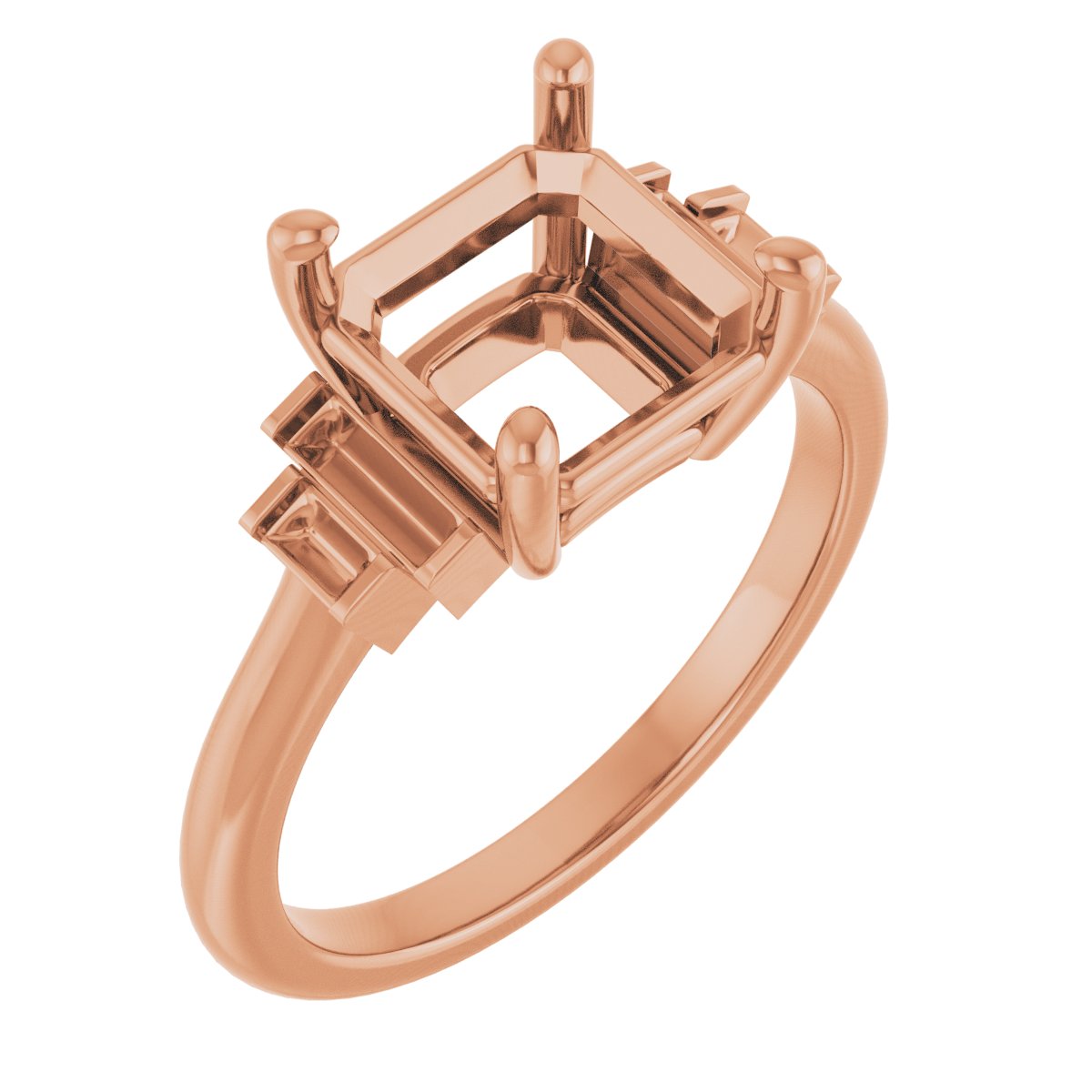 Accented Engagement Ring