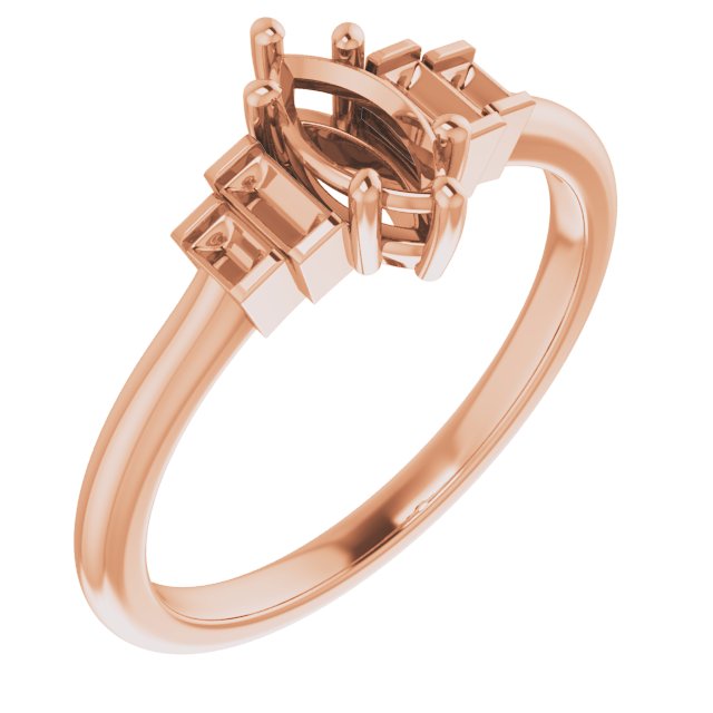 Accented Engagement Ring