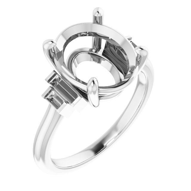 Accented Engagement Ring