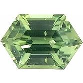 Hexagon Genuine Green Sapphire (Notable Gems®)