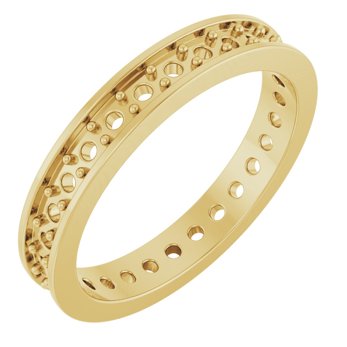 Rose-Cut Eternity Band