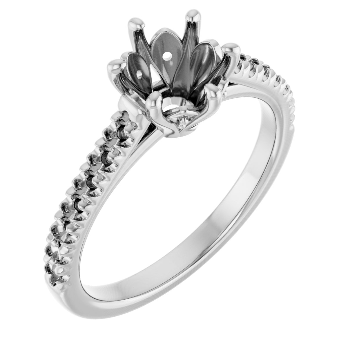 Accented Engagement Ring