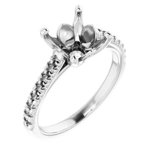 Accented Engagement Ring