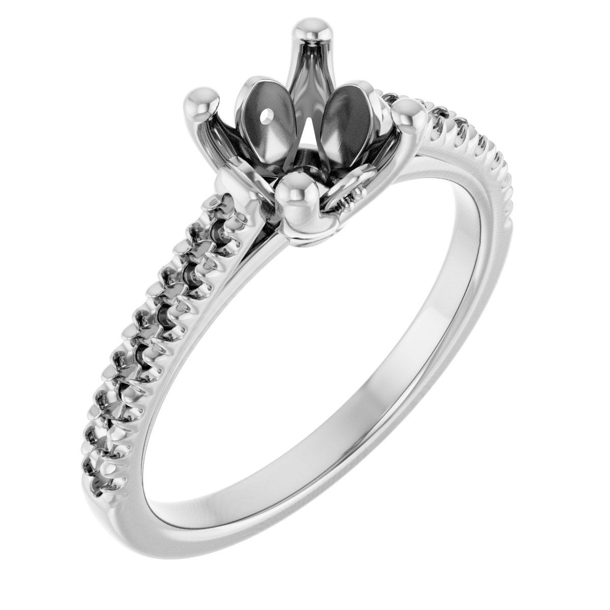 Accented Engagement Ring