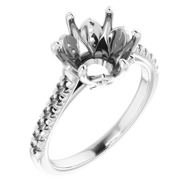 Accented Engagement Ring