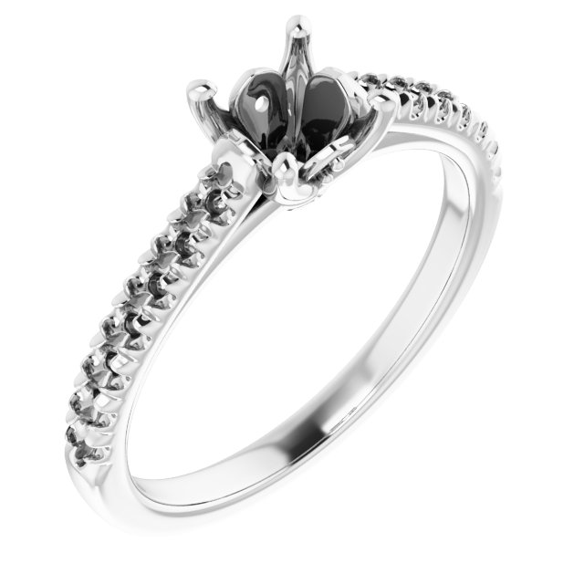 Accented Engagement Ring