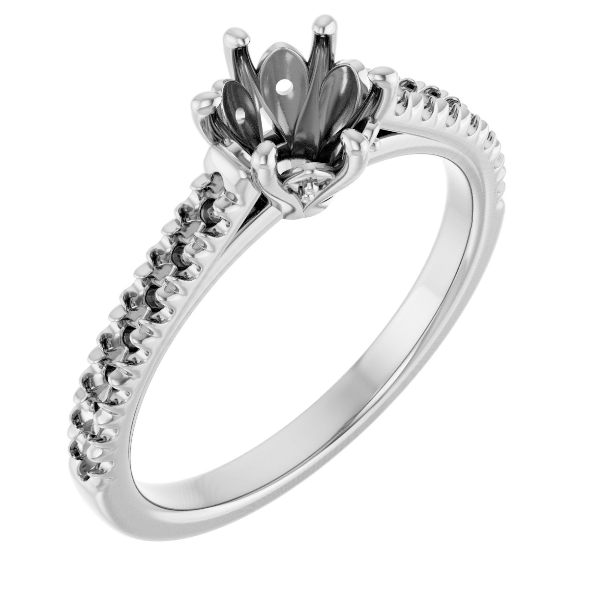 Accented Engagement Ring