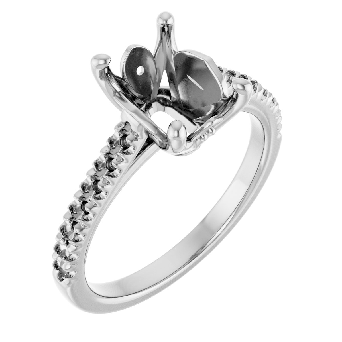 Accented Engagement Ring