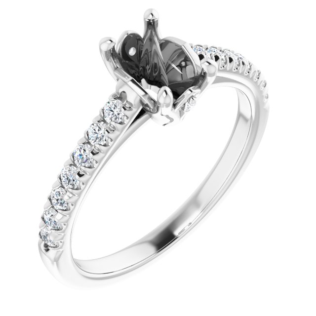 14k White Gold