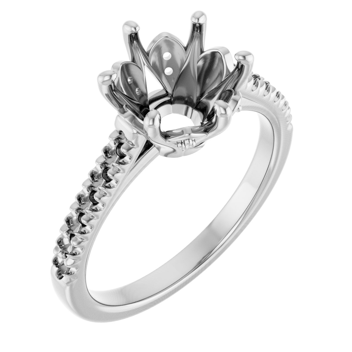 Accented Engagement Ring