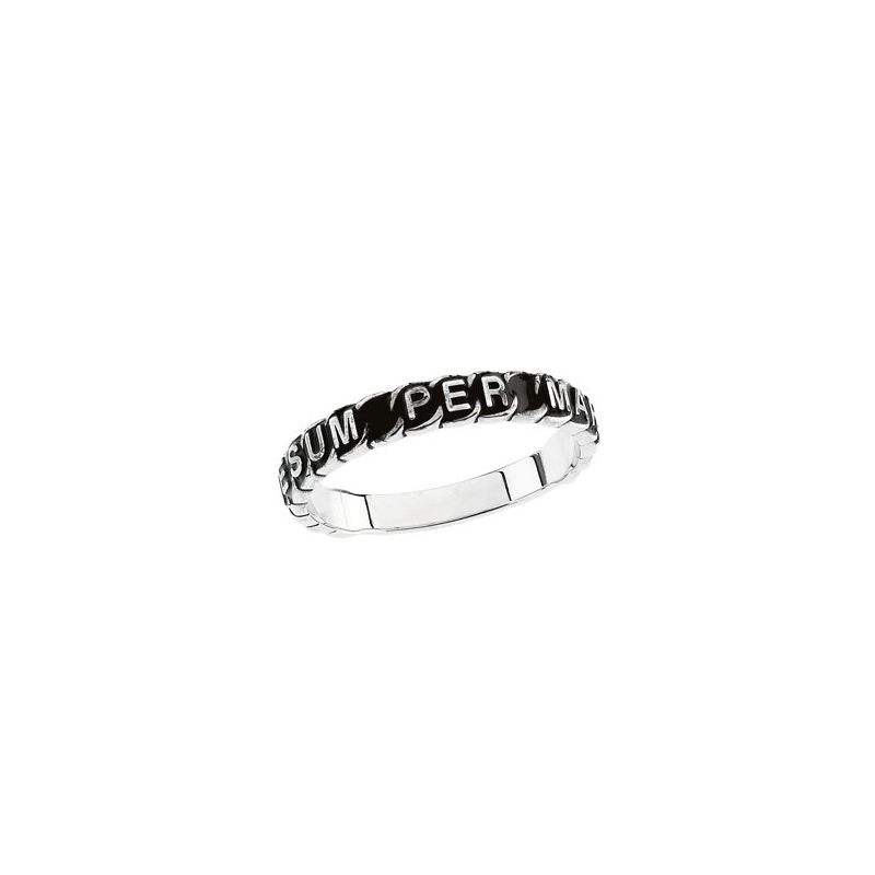 "To Jesus Through Mary" Total Consecration Ring