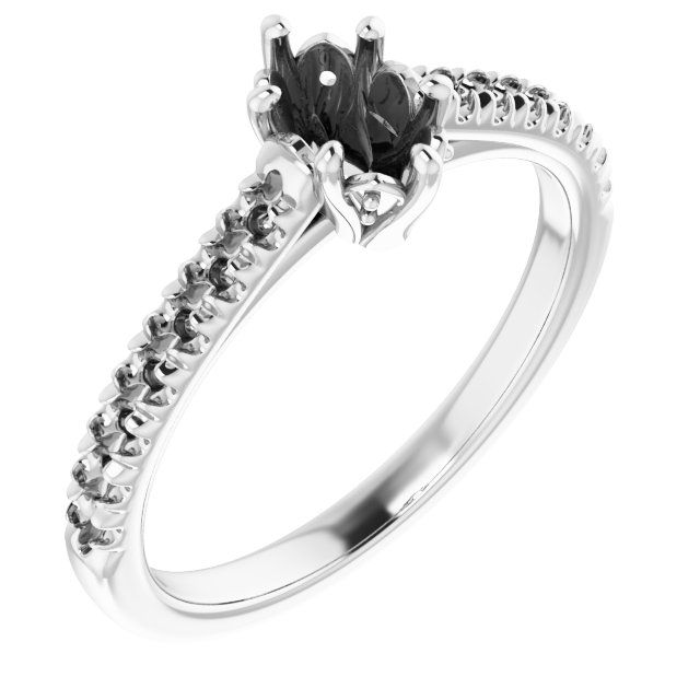 Accented Engagement Ring