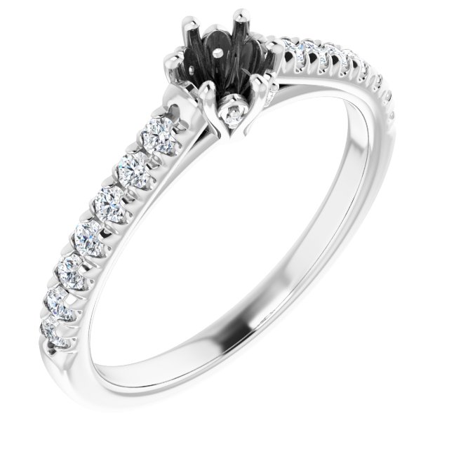 18k White Gold