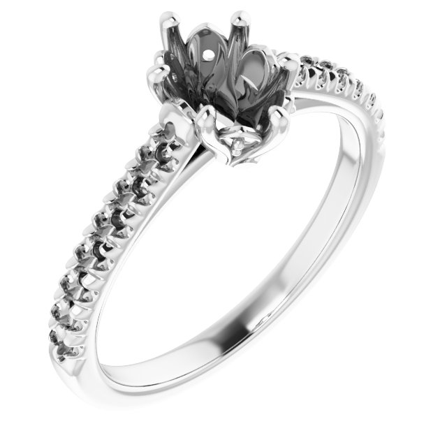 Accented Engagement Ring